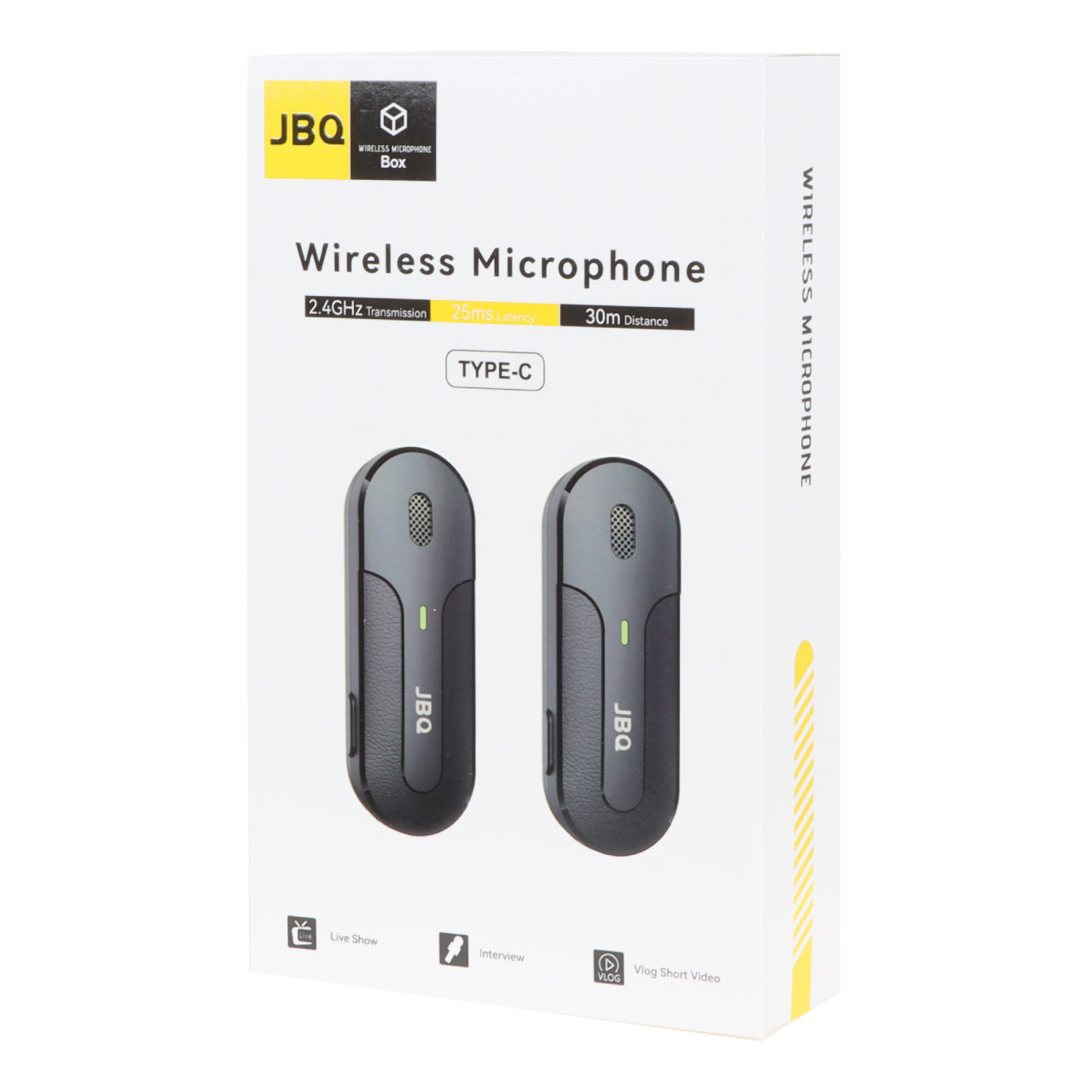 میکروفون بی سیم JBQ Type-C مدل MPH-C8 - مشکی